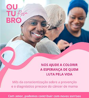 Campanha Outubro Rosa de arrecadação de Lenços