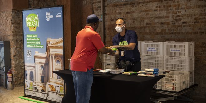 Museu do Ipiranga mantém parceria com o Sesc para arrecadação de alimentos