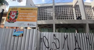 Obras no Teatro João Caetano extrapolam prazo de entrega