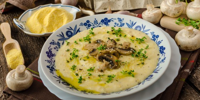 Famosa Polenta com Cogumelos