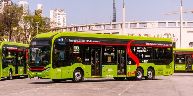 São Paulo ganha 50 ônibus elétricos